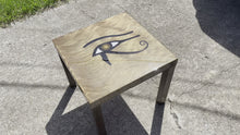 Load and play video in Gallery viewer, Wooden end table
