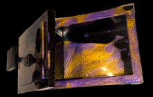 Load image into Gallery viewer, Purple/Gold &amp; black drippy jewelry box
