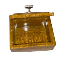 Load image into Gallery viewer, Gold with sliver foil jewelry box
