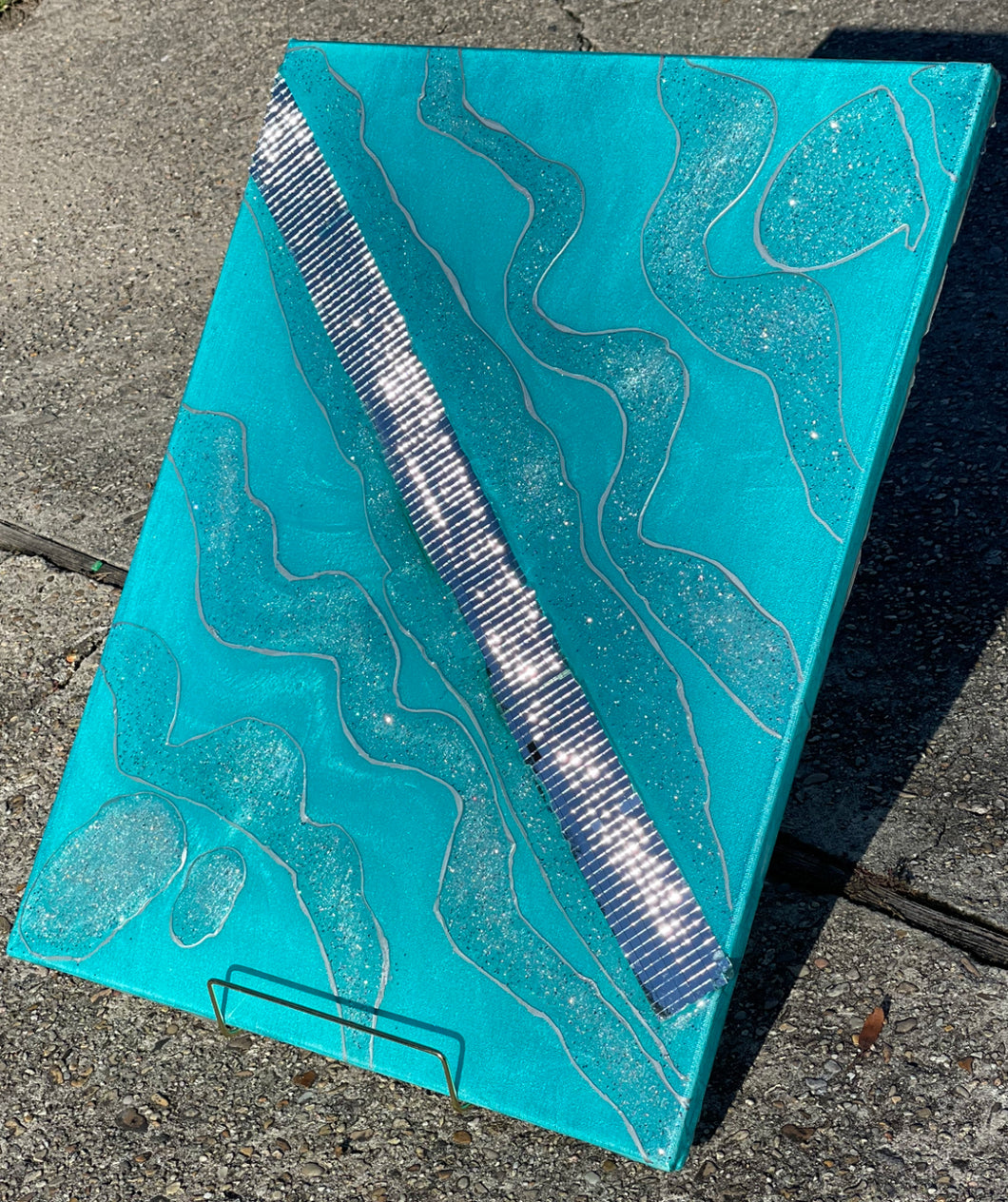 Aqua Mirror Wallpiece