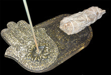 Load image into Gallery viewer, Hamsa incense holder with matching tray
