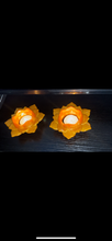 Load image into Gallery viewer, Gold &amp; Black tealight holder
