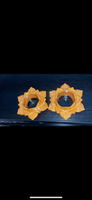Load image into Gallery viewer, Gold &amp; Black tealight holder
