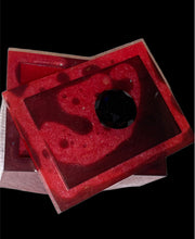 Load image into Gallery viewer, Red and black drippy jewelry box
