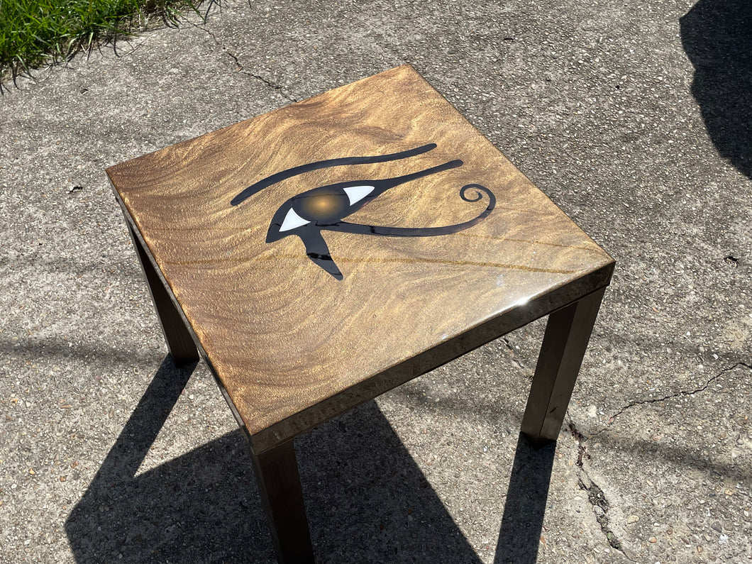 Wooden end table
