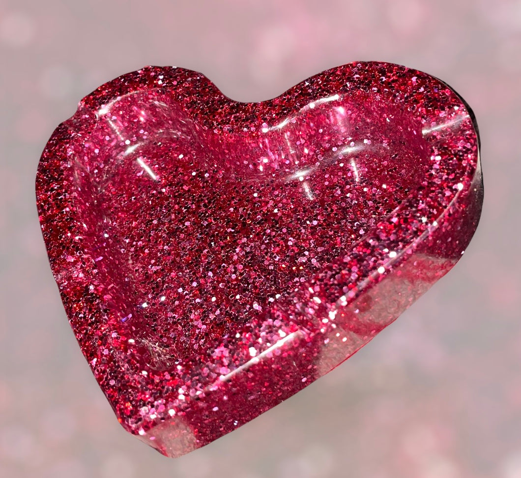Pink glitter dish 💕